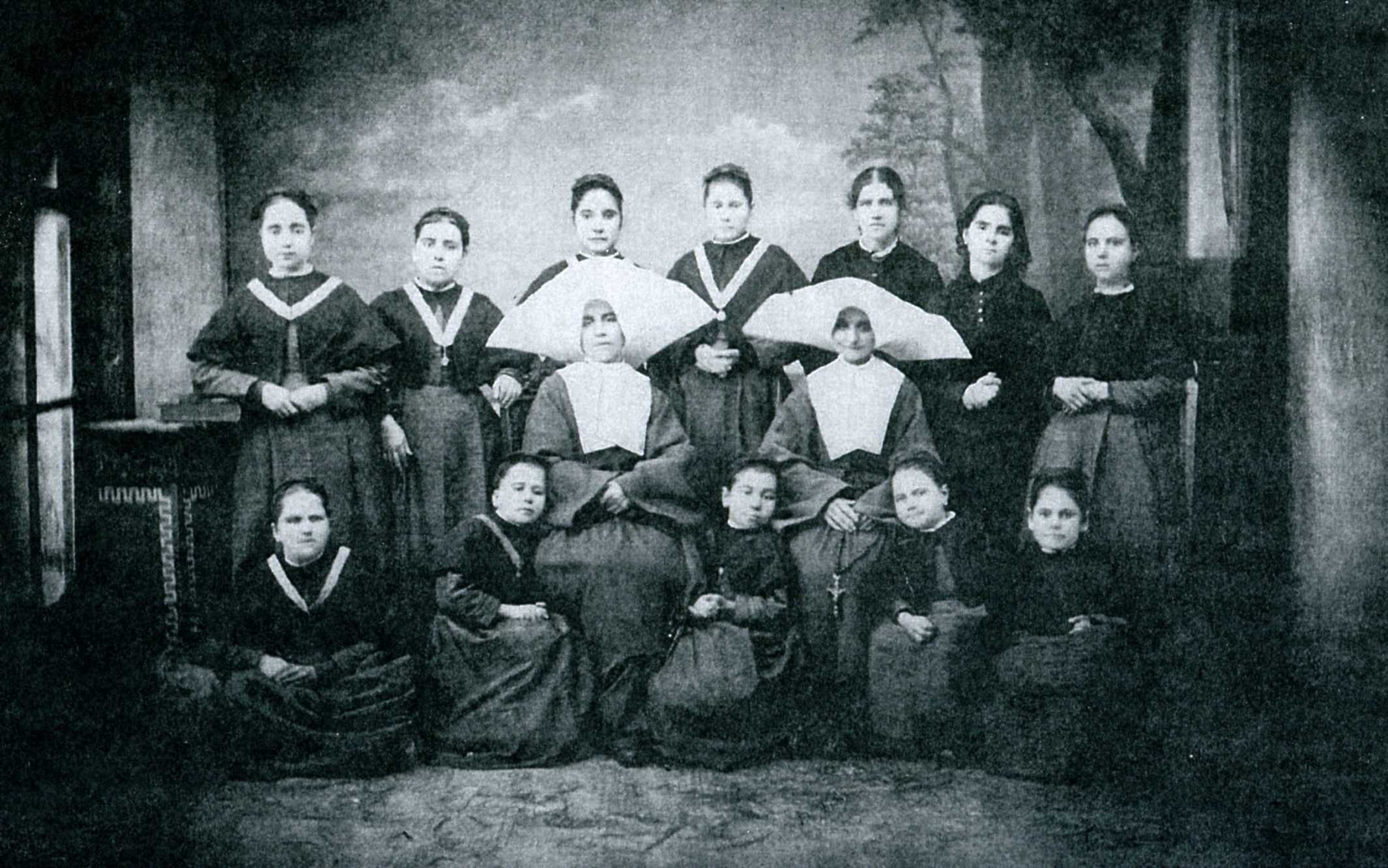 Photo Ancienne – École Religieuse De Jeunes Filles – Alger – Circa 1900 – Marmet – Original